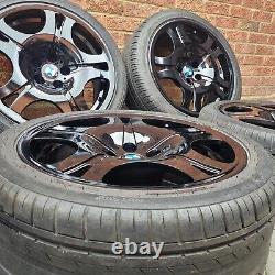 19 BMW style 92 alloy wheels & tyres staggered 5 6 series 5x120 E63 E64 E65 set