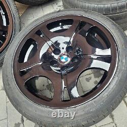 19 BMW style 92 alloy wheels & tyres staggered 5 6 series 5x120 E63 E64 E65 set