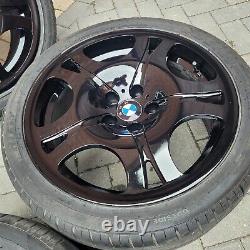 19 BMW style 92 alloy wheels & tyres staggered 5 6 series 5x120 E63 E64 E65 set