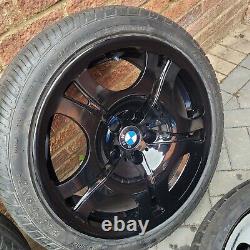 19 BMW style 92 alloy wheels & tyres staggered 5 6 series 5x120 E63 E64 E65 set