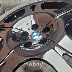 19 BMW style 92 alloy wheels & tyres staggered 5 6 series 5x120 E63 E64 E65 set