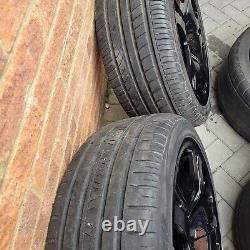 19 BMW style 92 alloy wheels & tyres staggered 5 6 series 5x120 E63 E64 E65 set