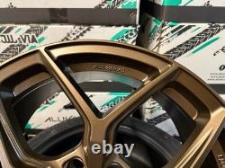 19 BRONZE BMW ALLOY WHEELS COMPETITION STYLE STAGGERED +TYRES 5x120 CONCAVE XT2