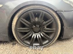 19 Bmw Spider M-sport style 172m 245/35/19 Stag 5x120 Alloy Wheels black x4