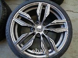 19 Bmw Style Alloy Wheels+tyres To Fit 3 Series 4 Series Bmw Ex Display