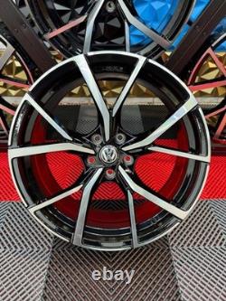 19 Brand New Vw Mk8 Gtd/r/gti Estoril Style Alloy Wheels 5x112