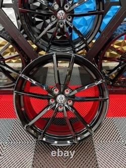 19 Brand New Vw Pretoria Style Alloy Wheels 5x112 Vwgolf R Gtd Gti Caddy