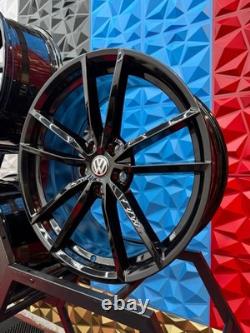 19 Brand New Vw Pretoria Style Alloy Wheels 5x112 Vwgolf R Gtd Gti Caddy