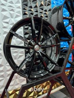 19 Brand New Vw Pretoria Style Alloy Wheels 5x112 Vwgolf R Gtd Gti Caddy