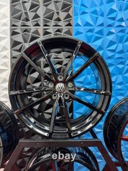 19 Brand New Vw Pretoria Style Alloy Wheels 5x112 Vwgolf R Gtd Gti Caddy
