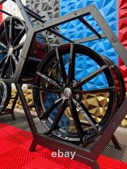 19 Brand New Vw Pretoria Style Alloy Wheels 5x112 Vwgolf R Gtd Gti Caddy
