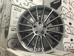 19 C63 AMG Multi Style Alloy Wheels Gun Metal Polished Mercedes C Class W204