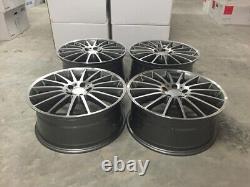 19 C63 AMG Multi Style Alloy Wheels Gun Metal Polished Mercedes C Class W204