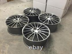19 C63 AMG Multi Style Alloy Wheels Gun Metal Polished Mercedes C Class W204