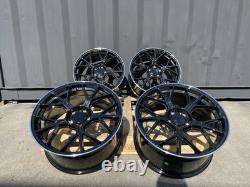 19 C63 S AMGT63 Style Alloy Wheels Black Polished Mercedes C E Class W204 W205