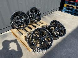 19 C63 S AMGT63 Style Alloy Wheels Black Polished Mercedes C E Class W204 W205