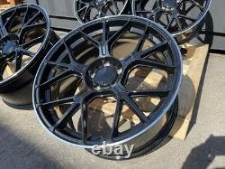 19 C63 S AMGT63 Style Alloy Wheels Black Polished Mercedes C E Class W204 W205