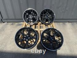 19 C63 S AMGT63 Style Alloy Wheels Black Polished Mercedes C E Class W213 W205