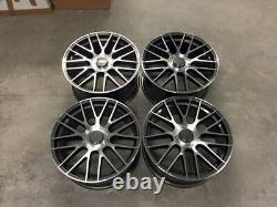 19 C63 S AMG Style Alloy Wheels Gun Metal Mercedes C E Class W213 W205