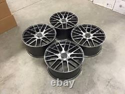 19 C63 S AMG Style Alloy Wheels Gun Metal Mercedes C E Class W213 W205