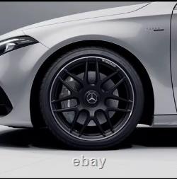19 C63 S AMG Style Alloy Wheels Satin Black Mercedes C E Class W213 W205