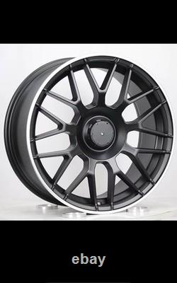 19 C63 S AMG Style Alloy Wheels Satin Black Mercedes C E Class W213 W205