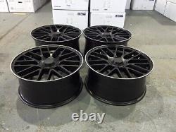19 C63 S AMG Style Alloy Wheels Satin Black Mercedes C E Class W213 W205