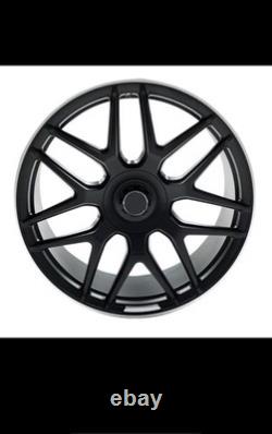19 C63 S AMG Style Alloy Wheels Satin Black Mercedes C E Class W213 W205
