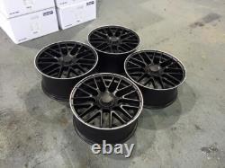 19 C63 S AMG Style Alloy Wheels Satin Black Mercedes C E Class W213 W205