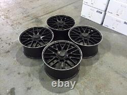 19 C63 S AMG Style Alloy Wheels Satin Black Mercedes C E Class W213 W205