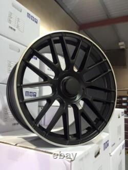 19 C63 S AMG Style Alloy Wheels Satin Black Mercedes C E Class W213 W205