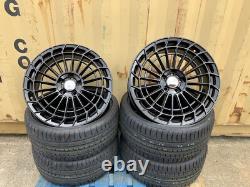 19 C63 S Style Alloy Wheels & Tyres Mercedes C-Class E-Class NEW STYLE Black