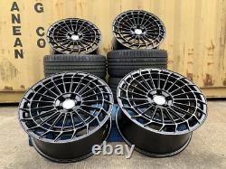 19 C63 S Style Alloy Wheels & Tyres Mercedes C-Class E-Class NEW STYLE Black