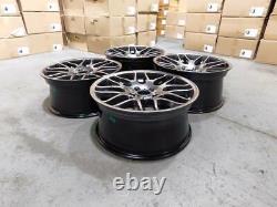 19 CSL Style Alloy Wheels Hyper Black BMW DEEP CONCAVE E46 M3 E90 F10 E92 Z4M