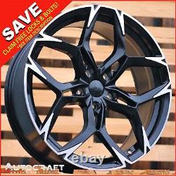 19 CUPRA 5T BP Style ALLOY WHEELS X4 TYRES Fits SEAT / SKODA PCD 5x112