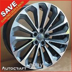 19 ETRON GM Style ALLOY WHEELS X4 TYRES Fits AUDI A3 A4 A6 TT PCD 5X112