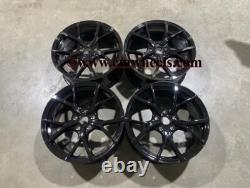 19 Estoril Style Alloy Wheels Gloss Black Fits Volkswagen MK5 MK6 MK7