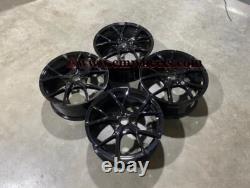 19 Estoril Style Alloy Wheels Gloss Black Fits Volkswagen MK5 MK6 MK7