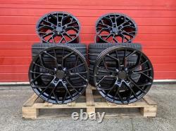 19 Ford Style Alloy Wheels Black Focus Kuga 5x108 Aluwerks Flow Forged + Tyres