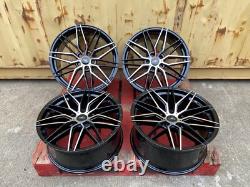 19 Ford Style Alloy Wheels Black Polished Focus Kuga 5x108 Aluwerks Tokura