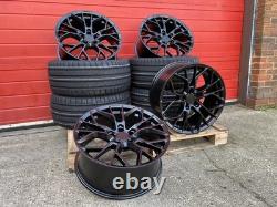 19 Ford Style Alloy Wheels Gloss Black Focus Kuga 8x19 5x108 Aluwerks & Tyres
