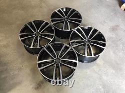 19 GTD Seville Style Alloy Wheels Gloss Black Polished OMI Wheels