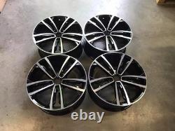 19 GTD Seville Style Alloy Wheels Gloss Black Polished OMI Wheels