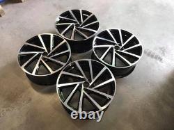19 Golf R Spielberg Style Alloy Wheels Gloss Black Fits MK6 MK7 MK7.5 MK8