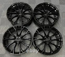 19 Golf R Warmenau Style Alloy Wheels Gloss Black VW AUDI read description