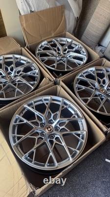 19 HRE FF10 Style FLOW FORMED Light-Weight (5x112) Alloy Wheels 8.5J