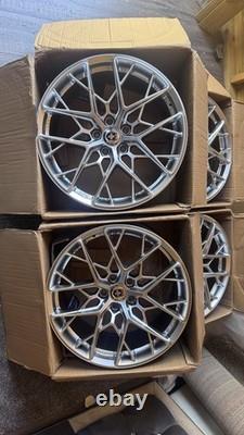 19 HRE FF10 Style FLOW FORMED Light-Weight (5x112) Alloy Wheels 8.5J