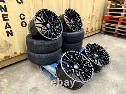 19'' INCH COMPETITION 827m Comp Style ALLOY WHEELS & TYRES FITS BMW 3 / 4 SERIES