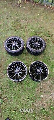 19 Inch Alloy Wheels C63 AMG New Style 4 wheels 2 TYRES INCLUDED