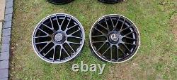 19 Inch Alloy Wheels C63 AMG New Style 4 wheels 2 TYRES INCLUDED